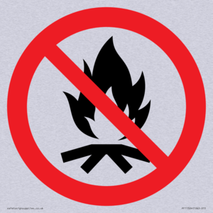 Prohibition: No campfire